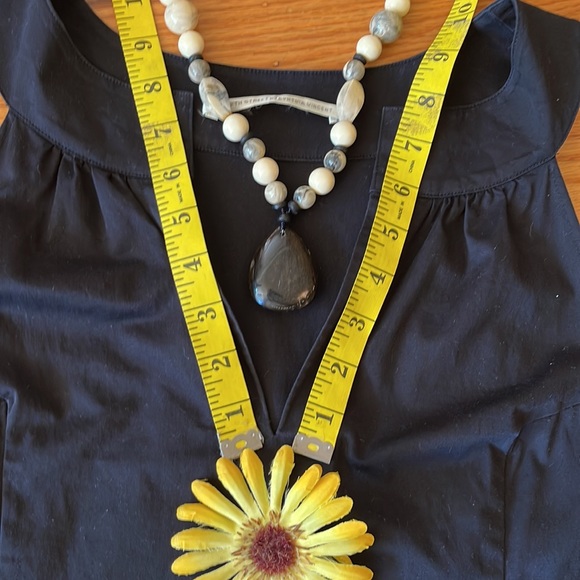 🌺 SAKS; Twelfth Street By Cynthia Vincent; Little Black Cotton Dress; Size Med! - Picture 9 of 11